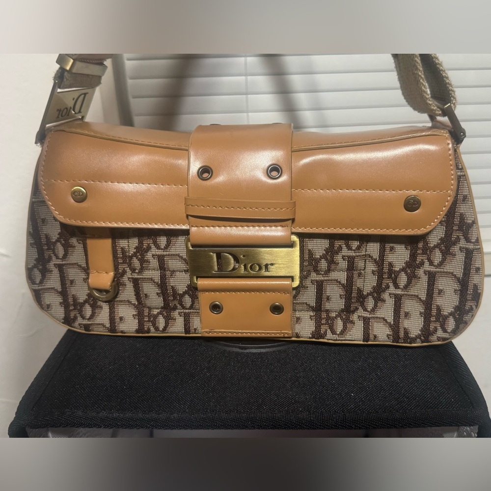 Dior Tan and Brown Shoulder Bag - Picture 2 of 8